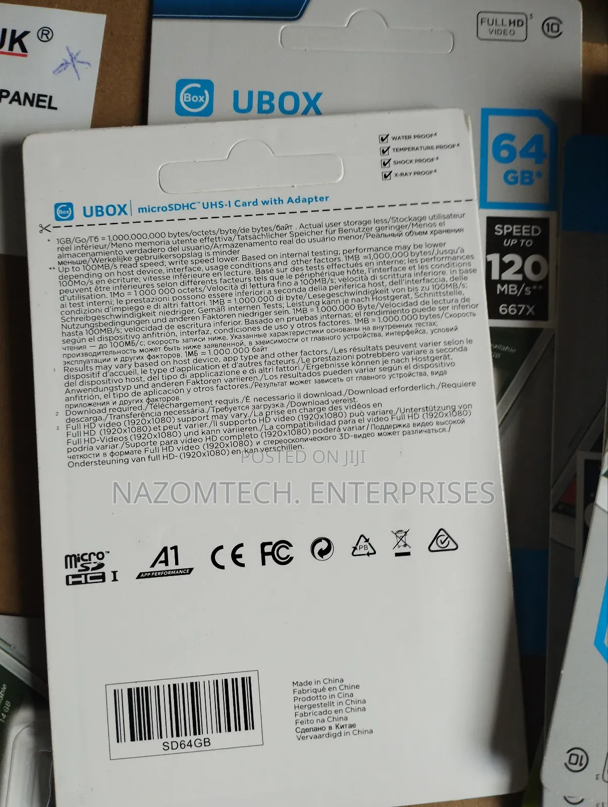 Ubox Microsdhc Uhs-i Card With Adapter