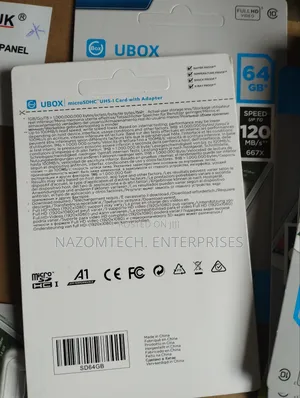 Ubox Microsdhc Uhs-i Card With Adapter