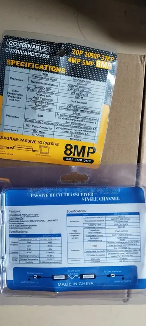 Passive Hdcvi Transceiver/Combinablecvi/Ahd/Cvbs