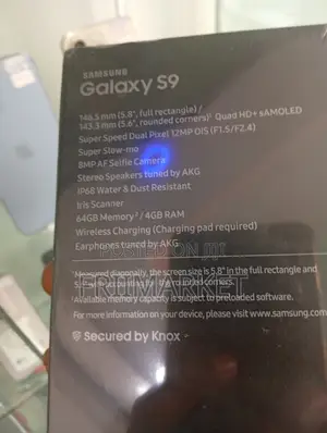 New Samsung Galaxy S9 64 GB Black