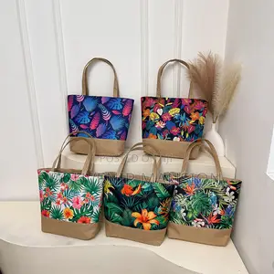Photo - Women Tote Bag With Flower Print