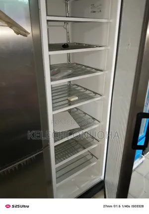Vestfrost Upright Freezer Stainless Steel Body About 7 Feet