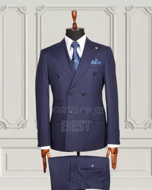 Marco Lorenzo Double Breasted Check Suit