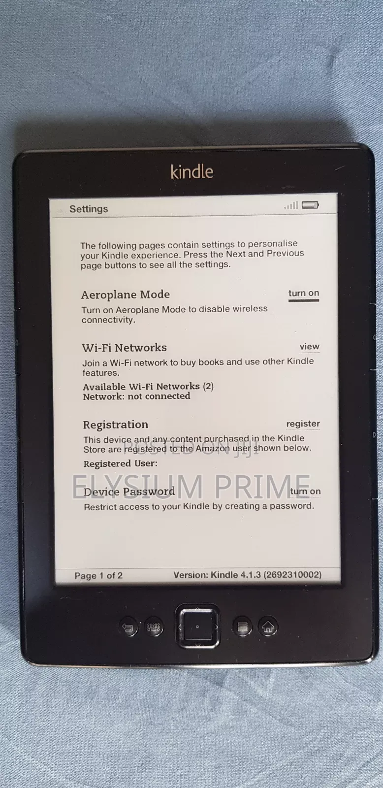 Amazon Kindle Kids Edition 4 GB Gray