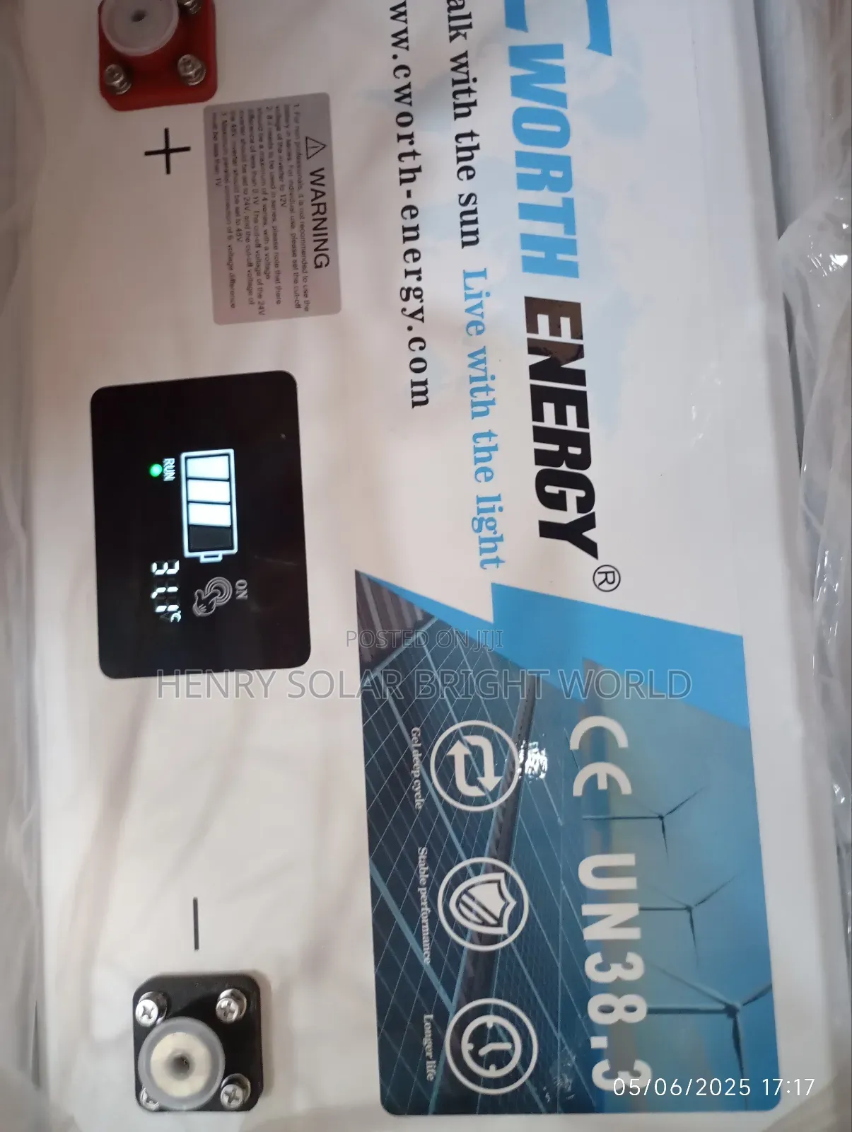 Cworth 12.8v 3.84kwh Lifepo4 Battery