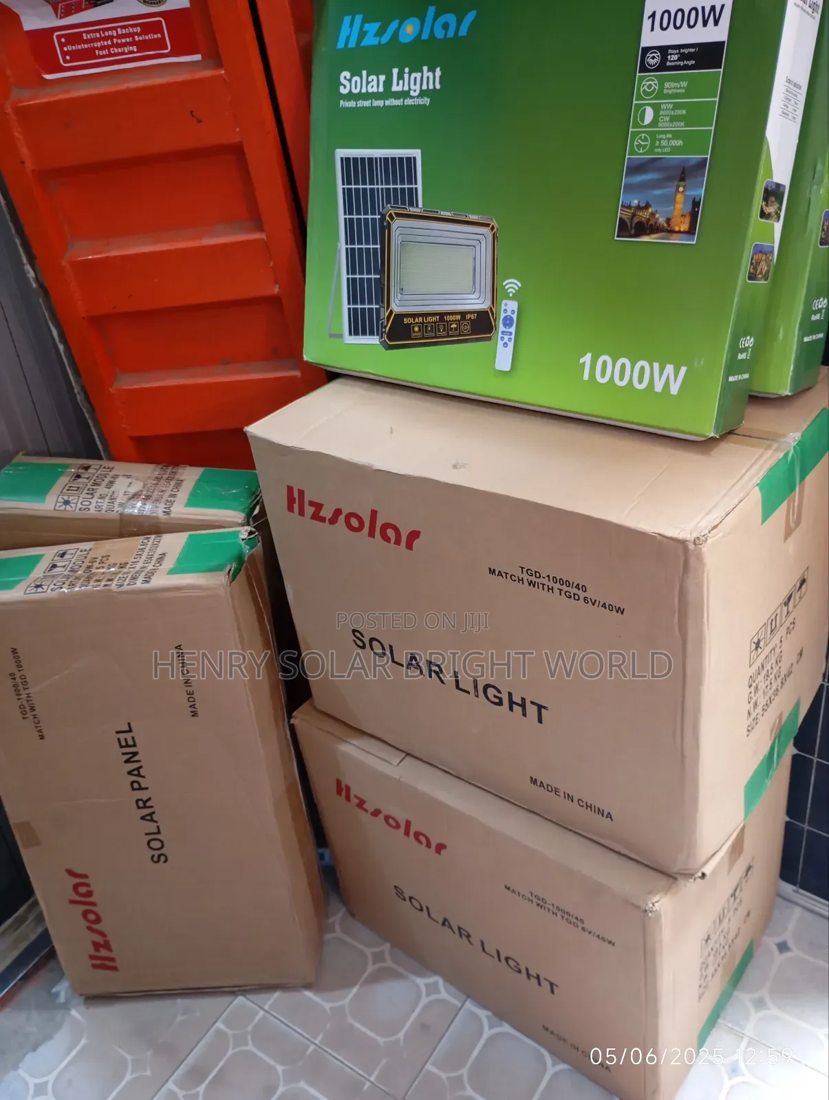 Hzolar 1000w Solar Flood Lights