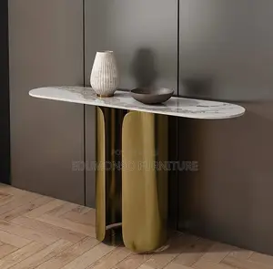 Modern Rounded Edge Console Table