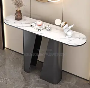 Modern Rounded Edge Console Table