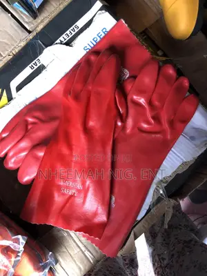 Red Rubber Handglove