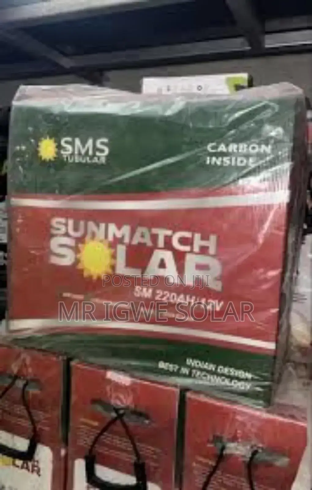 SMS Tubular Battery