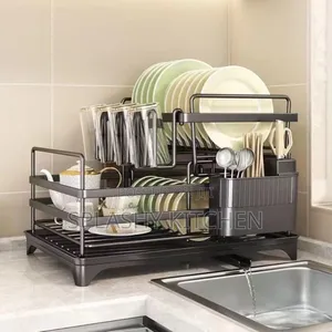 Photo - Multifunctional Kitchen Plate Rack