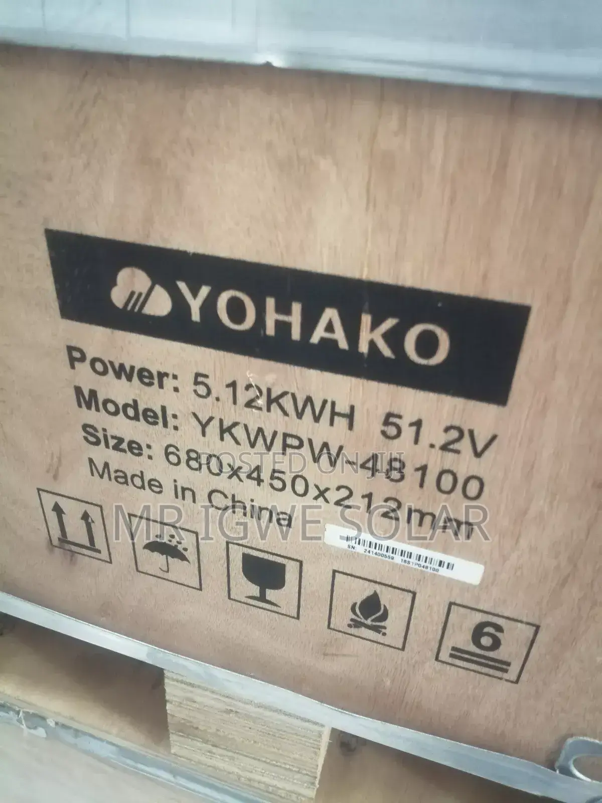 Yohako 5kwh 51.2v