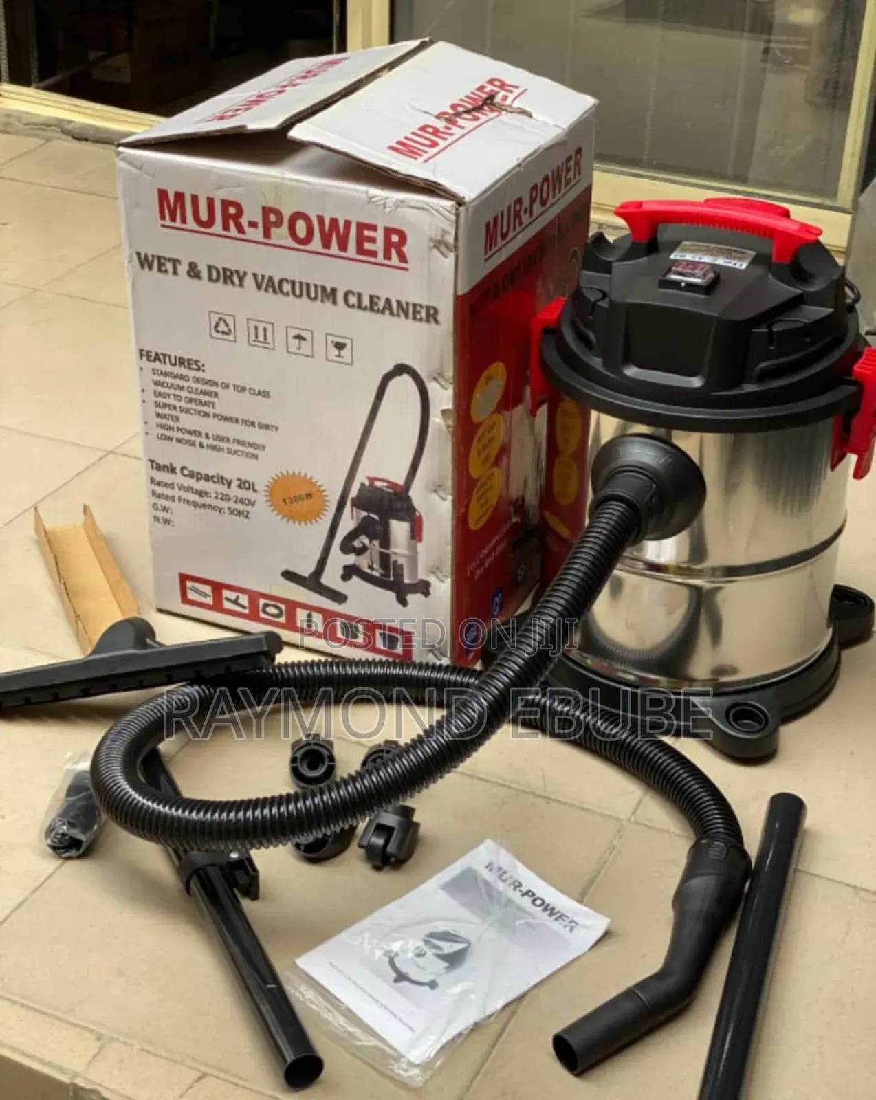 Mur Power Vacuum Cleaner 20l