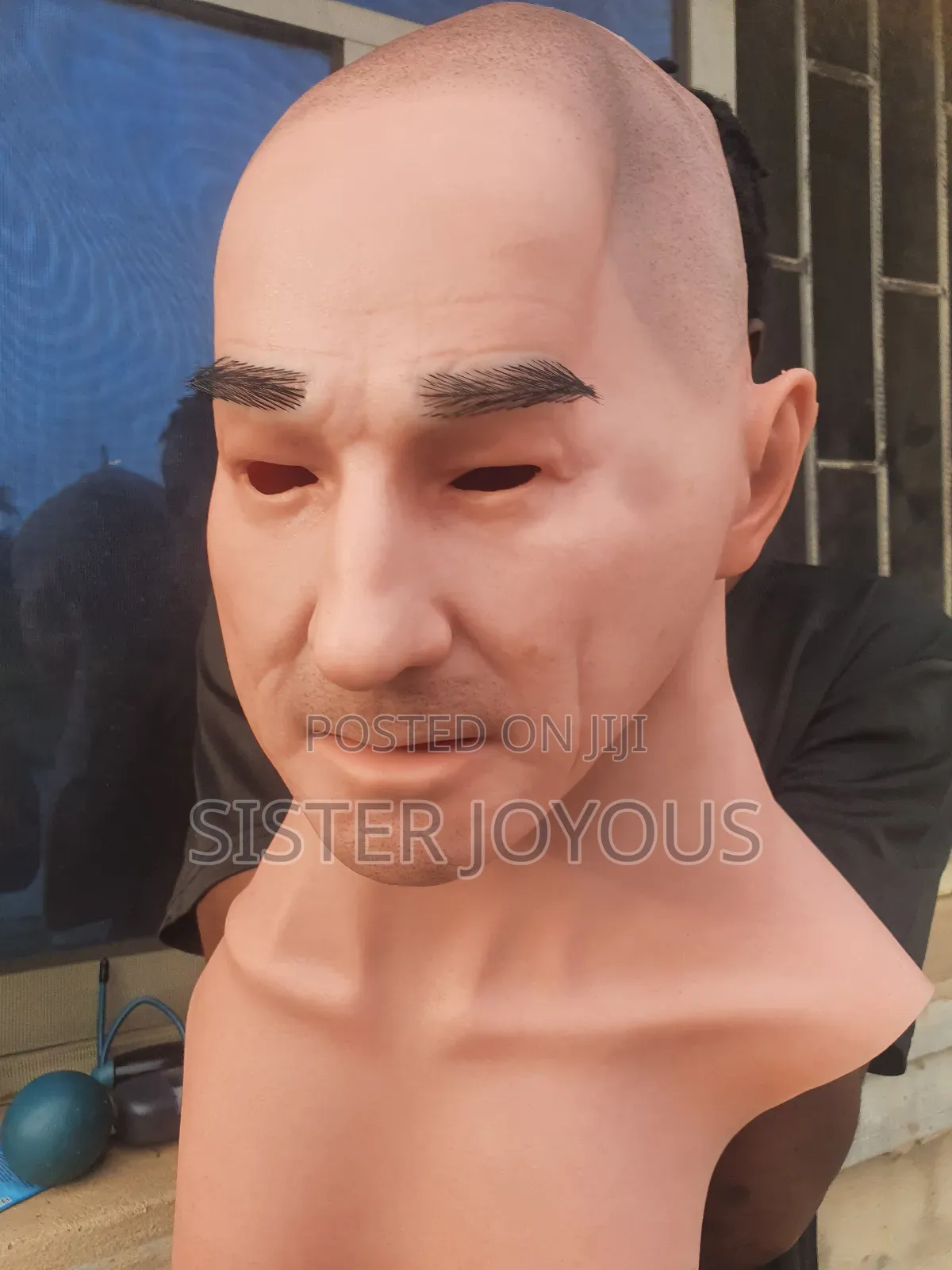 Special Effects Makeup With Silicone Face Mask