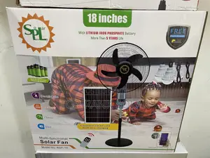 18inch Solar Rechargeable Fan
