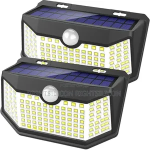 Usa Hmcity Solar Lights Outdoor 120 Led With Lights Reflecto