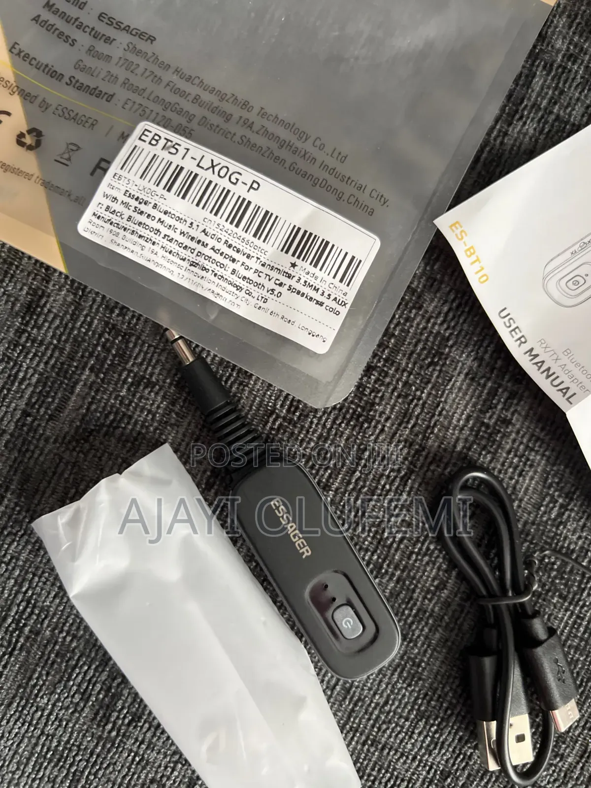 Essager Bluetooth 5.1 Receiver / Transmitter.