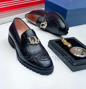 Dior Rough Leather Cooperate Shoes
