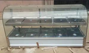 Curved Glass Food Warmer