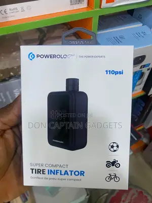 Powerology Bicycle Tire Inflator Pump