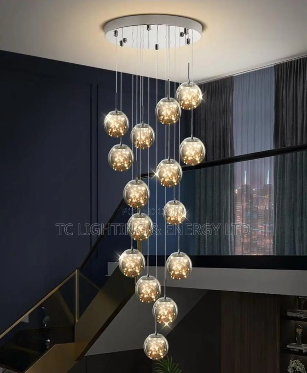 Led Chandelier for High Roof Space