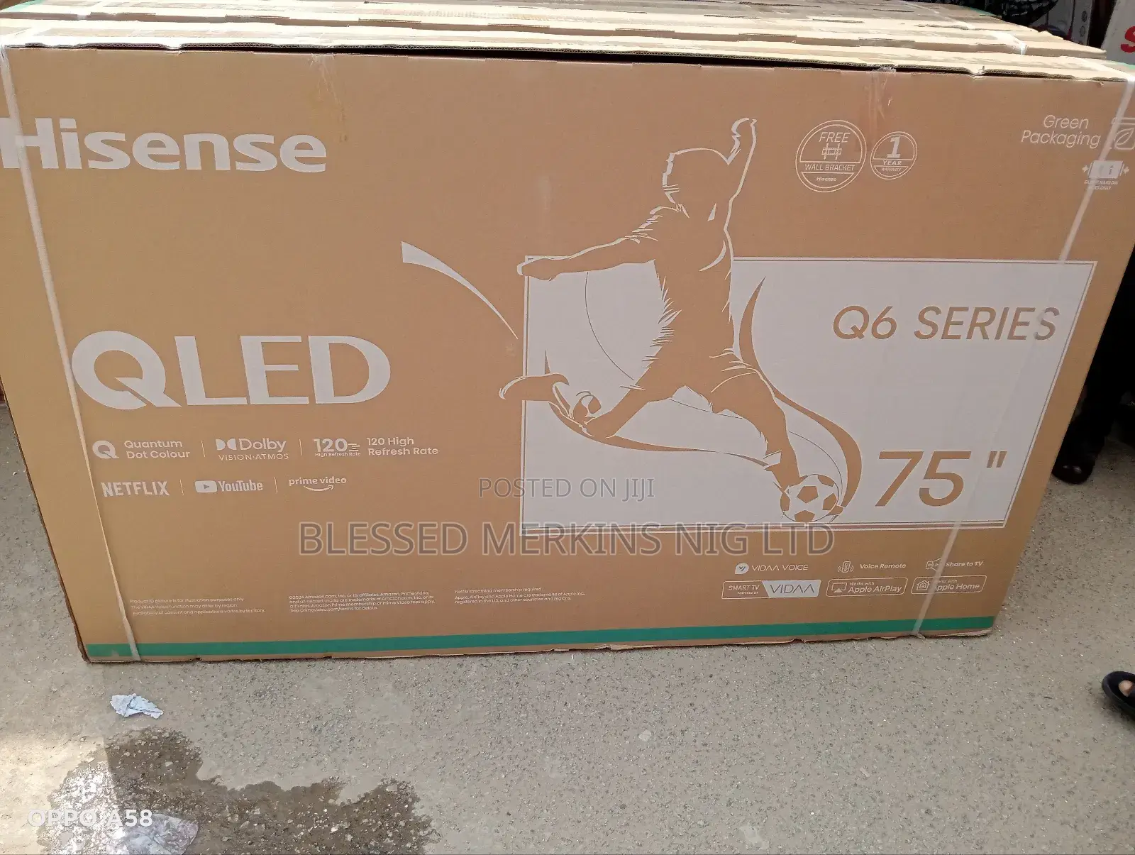 Hisense Qled 75" Television
