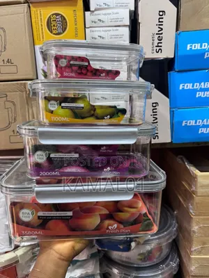 4 in 1 Food Storage Container Set, Fridge Organiser Set