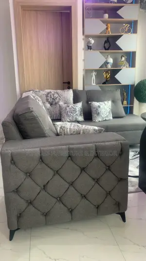 Grey L Shape Sofa