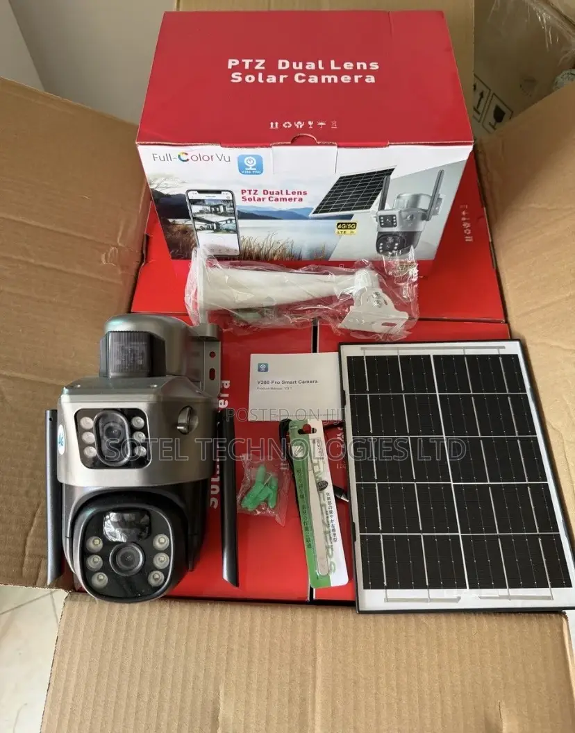 4g Solar CCTV Camera – V380 Pro Wireless Security Camera
