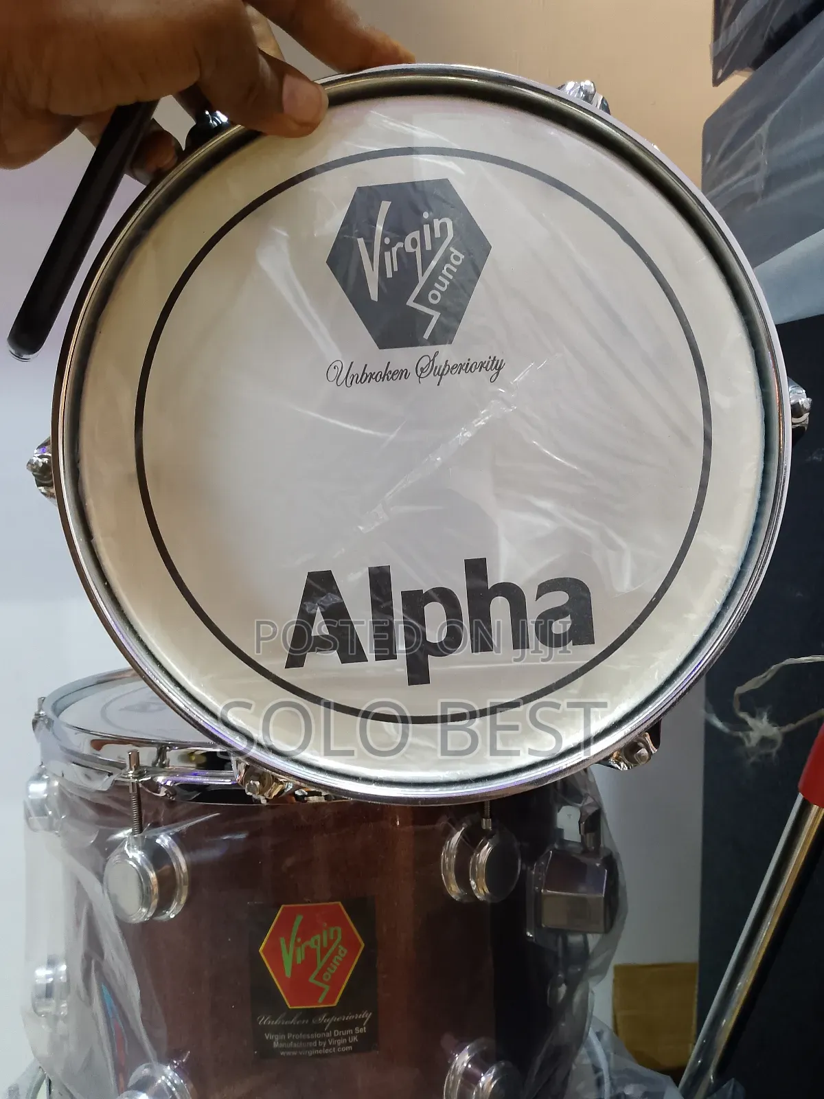 5 Set Virgin Professional Drum Set