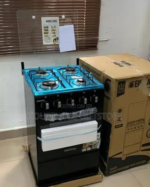 Bruhm 4 Burner Gas Cooker With Oven