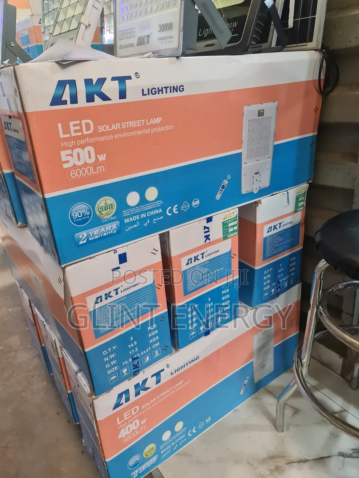 500w Akt Solar Street Light