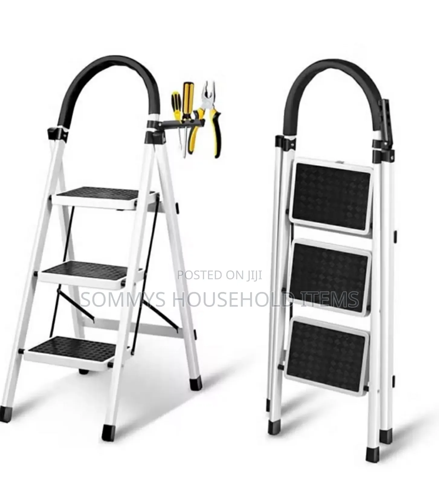 3 Steps Ladder (White)