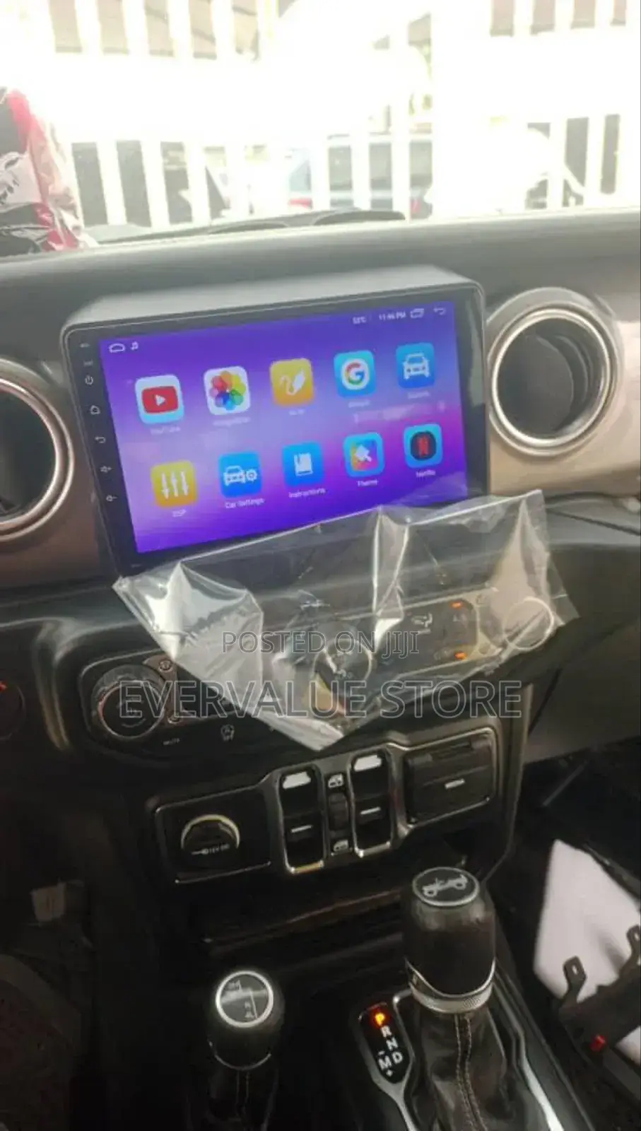 Jeep Wrangler Android Navigation Player + Reverse Camera