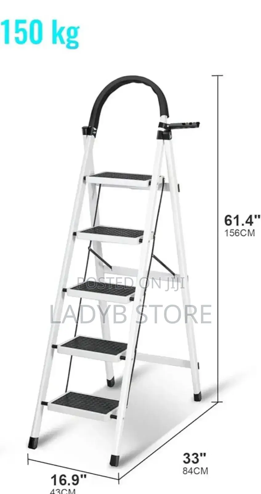 White 5 Steps Ladder 
