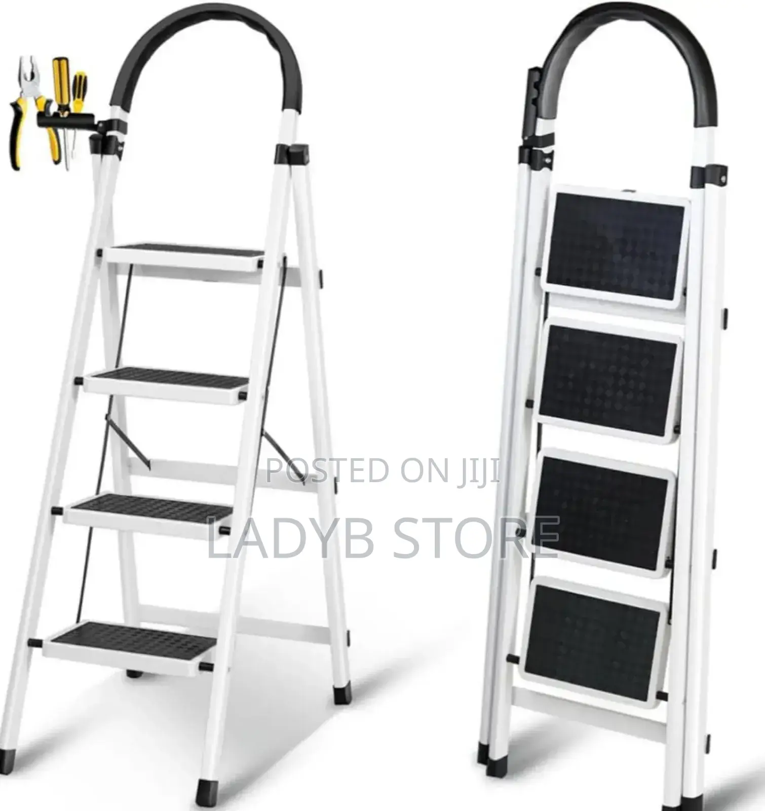 4 Steps Ladder (White Colour)
