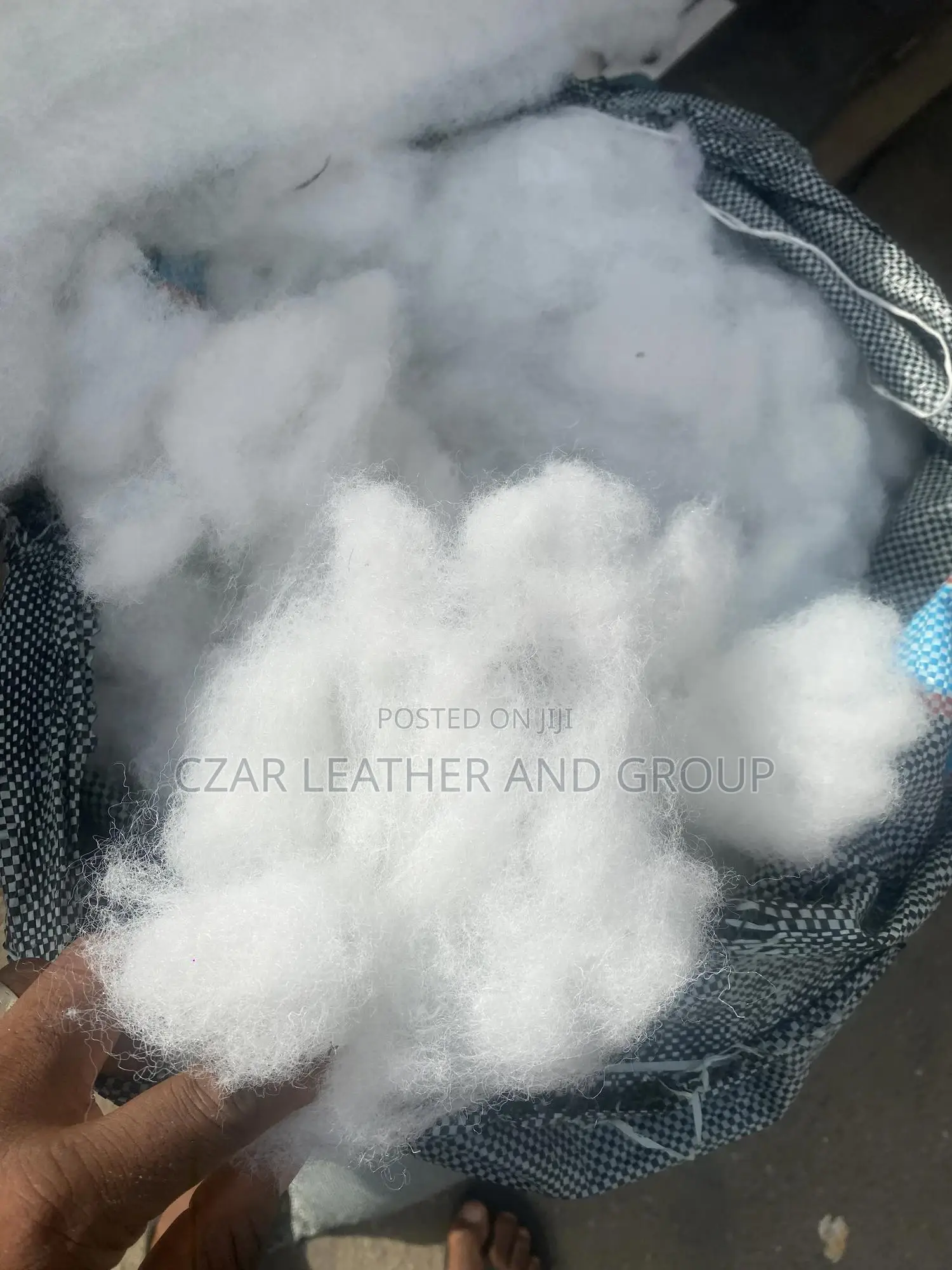 Pure White Soft Cotton Polyester Fibre Wool Stuffing