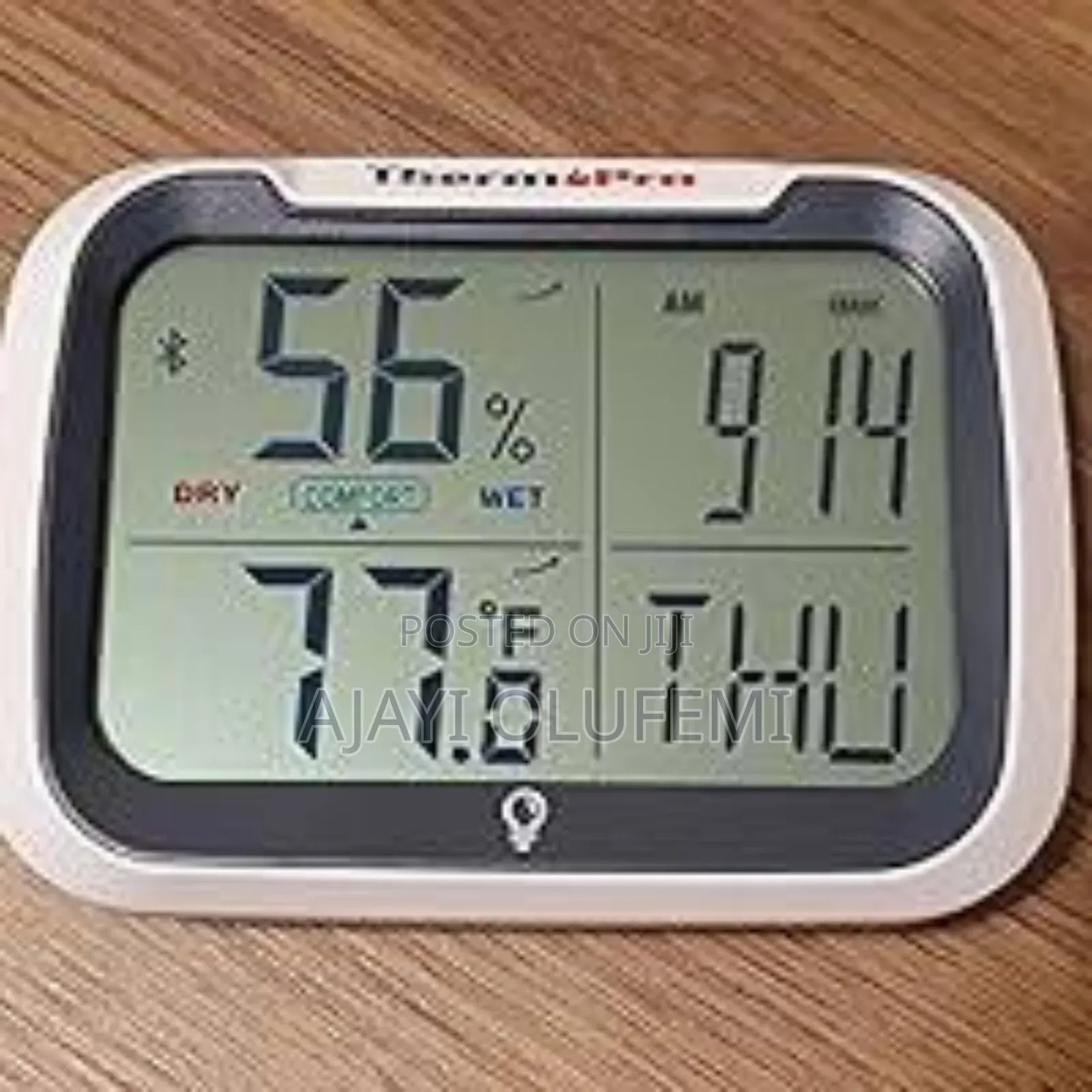 Thermopro Tp393b Thermometer and Clock