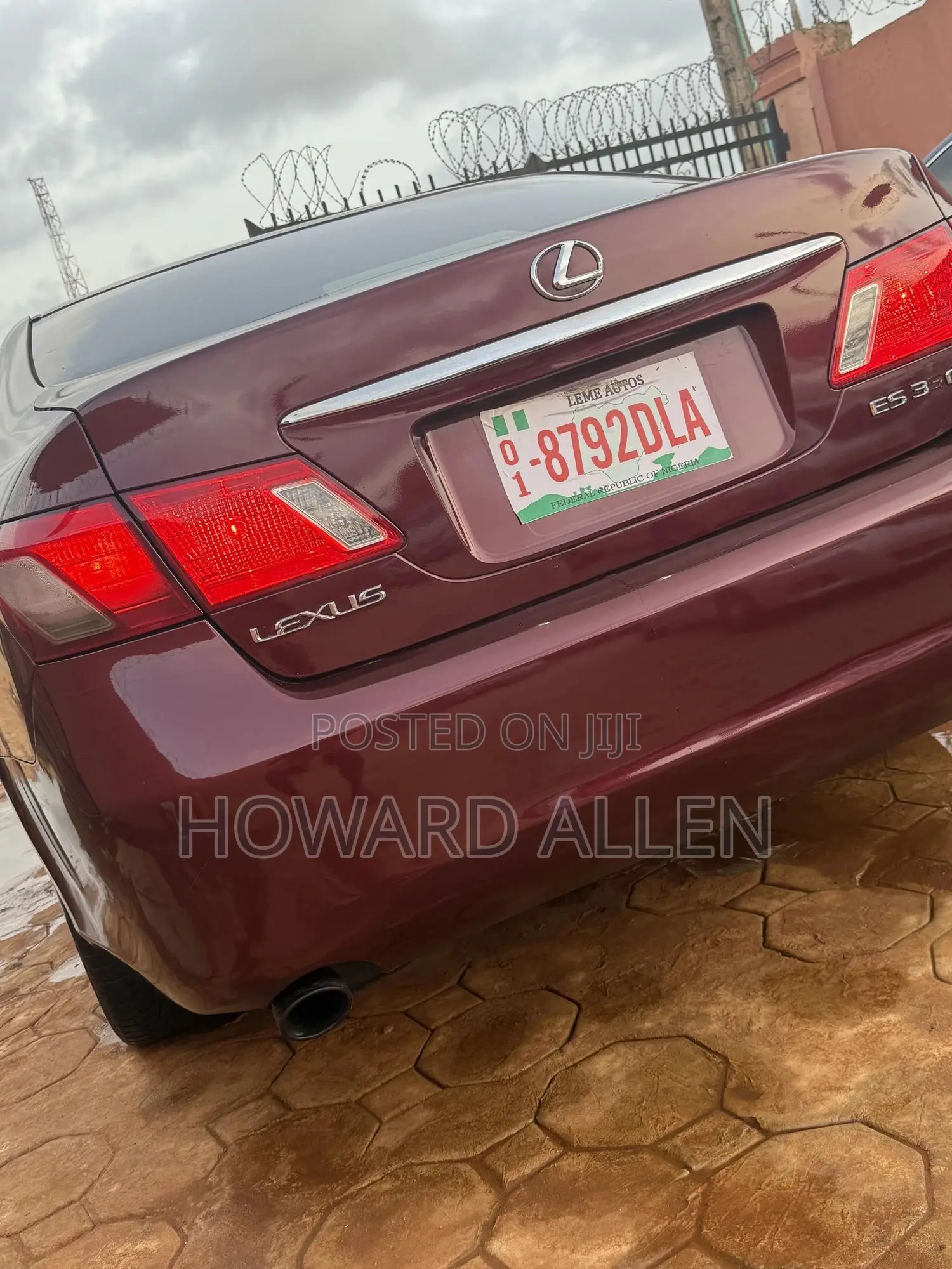 Lexus ES 350 2009 Red