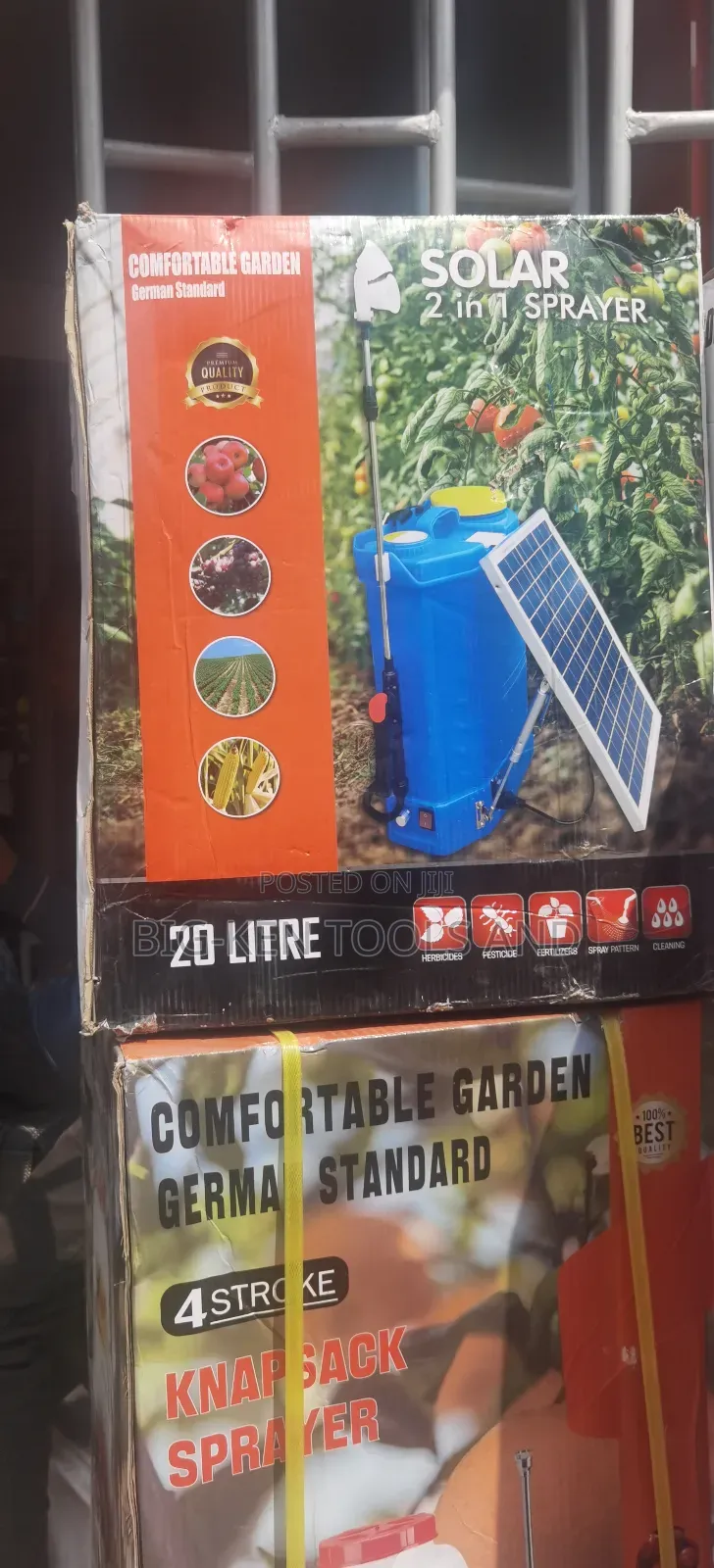 Solar Battery Knapsack Sprayer