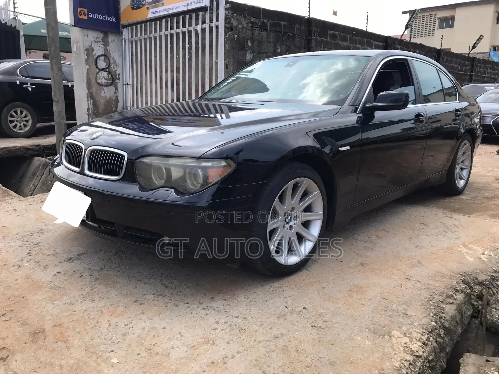 BMW 7 Series 2004 Black