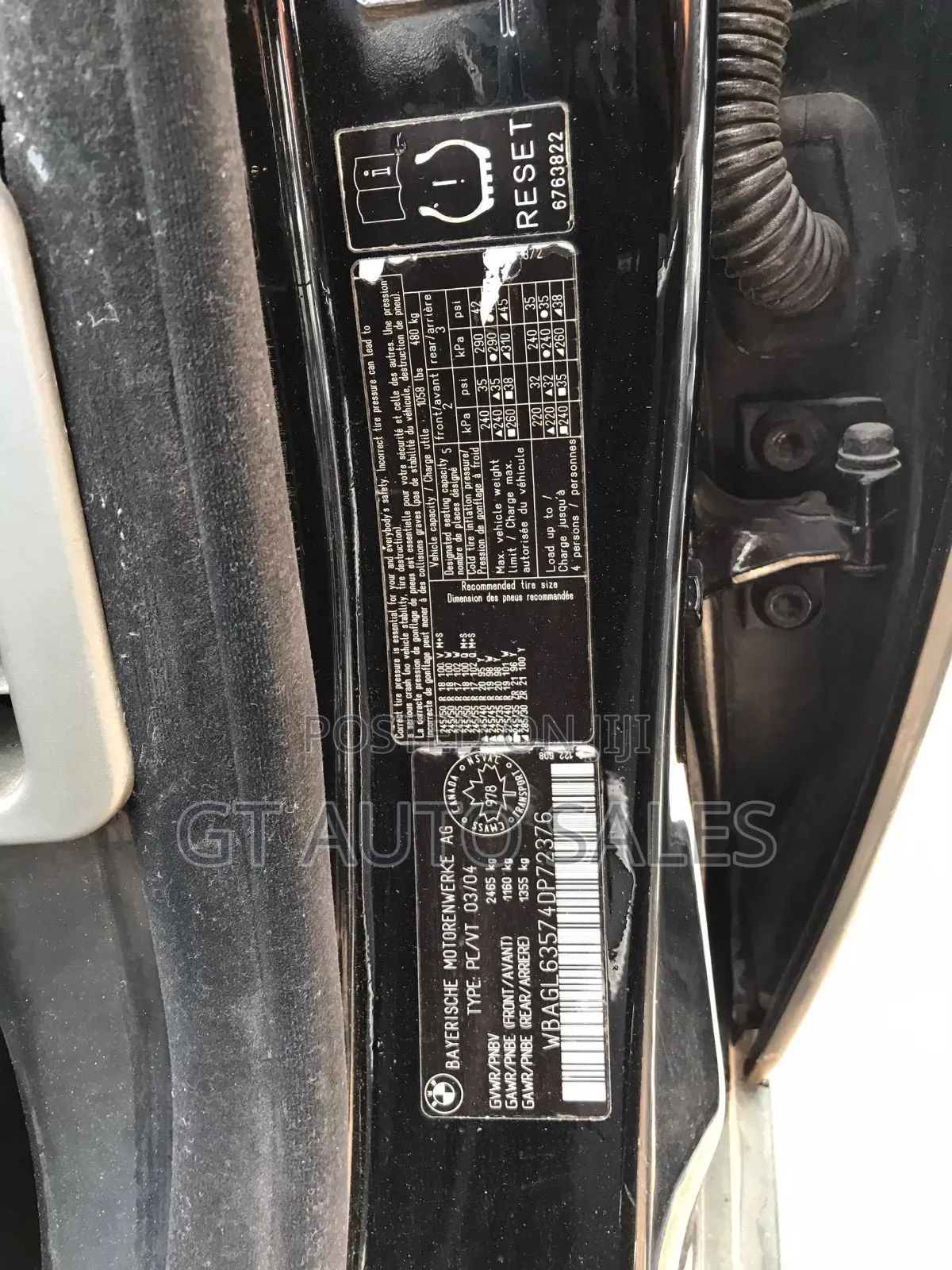 BMW 7 Series 2004 Black