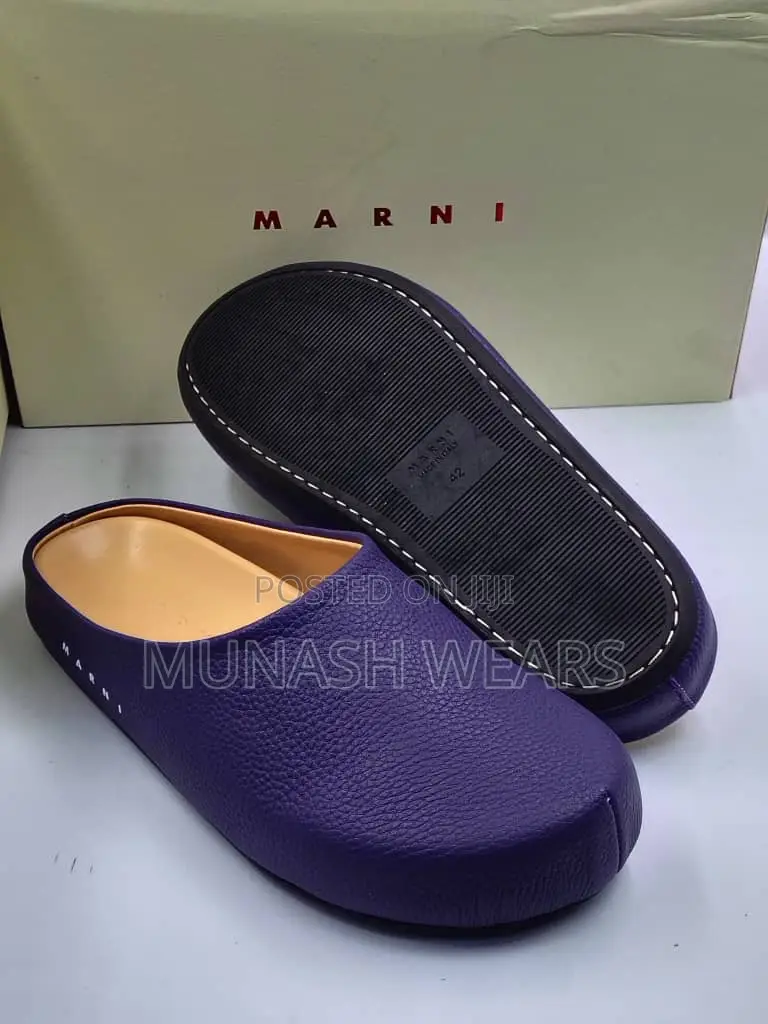 Italian Leather Marni Mule
