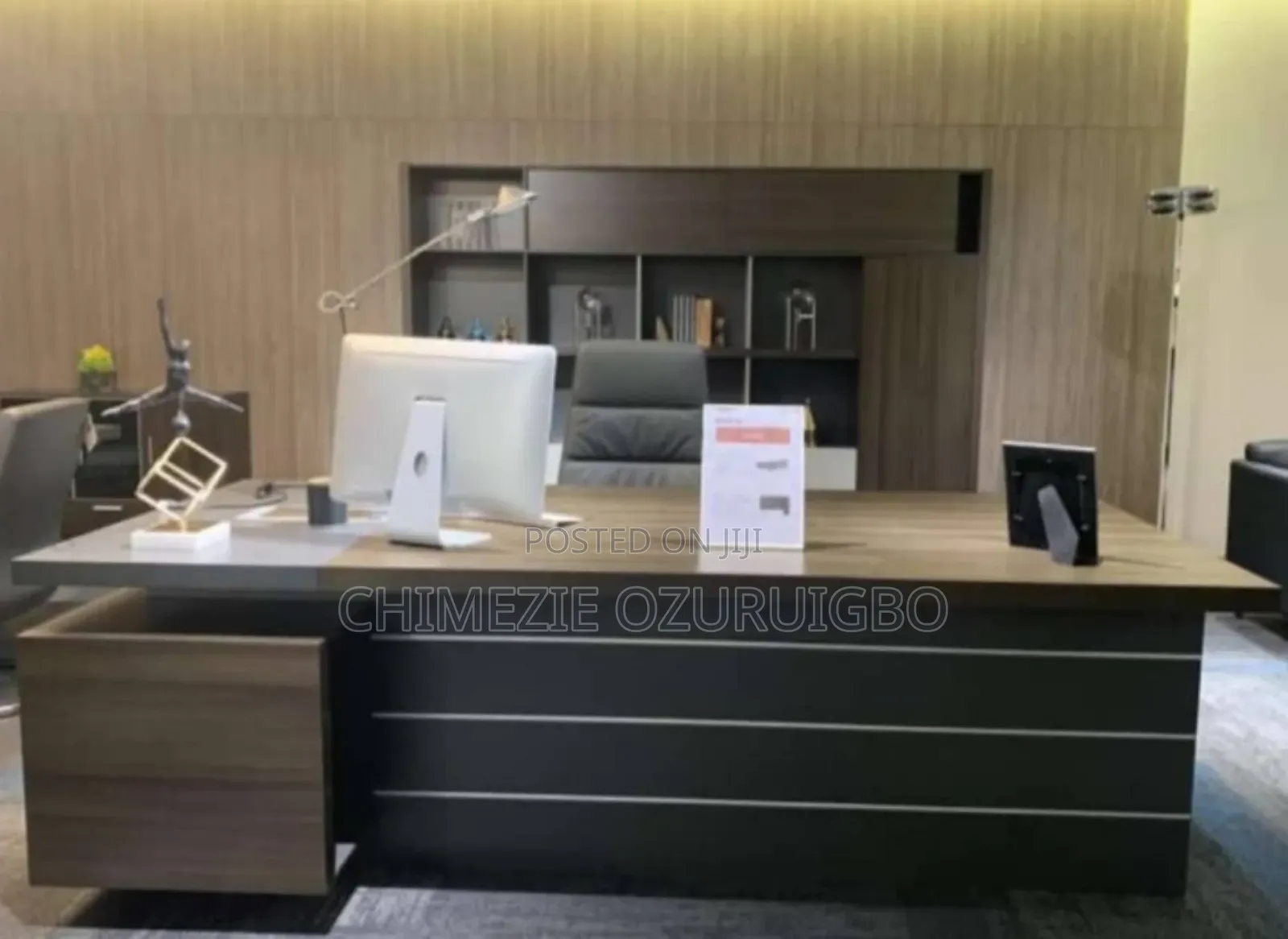 Executive Brown Office Table Size 2 Meters