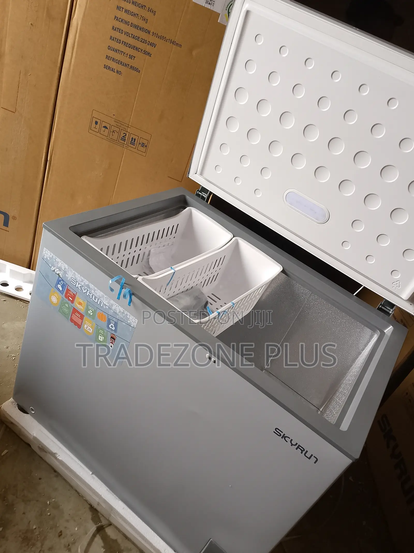 Ample Storage: Skyrun 250 Litre Freezer