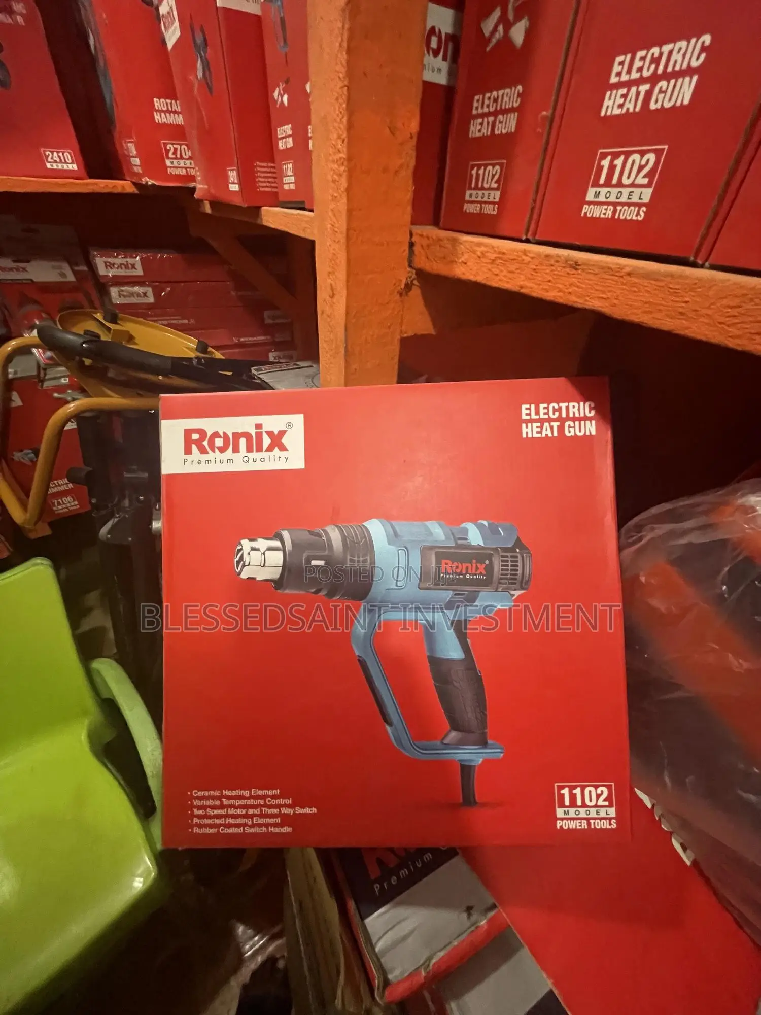 Ronix Heat Gun Machine 2000w With Speed Control