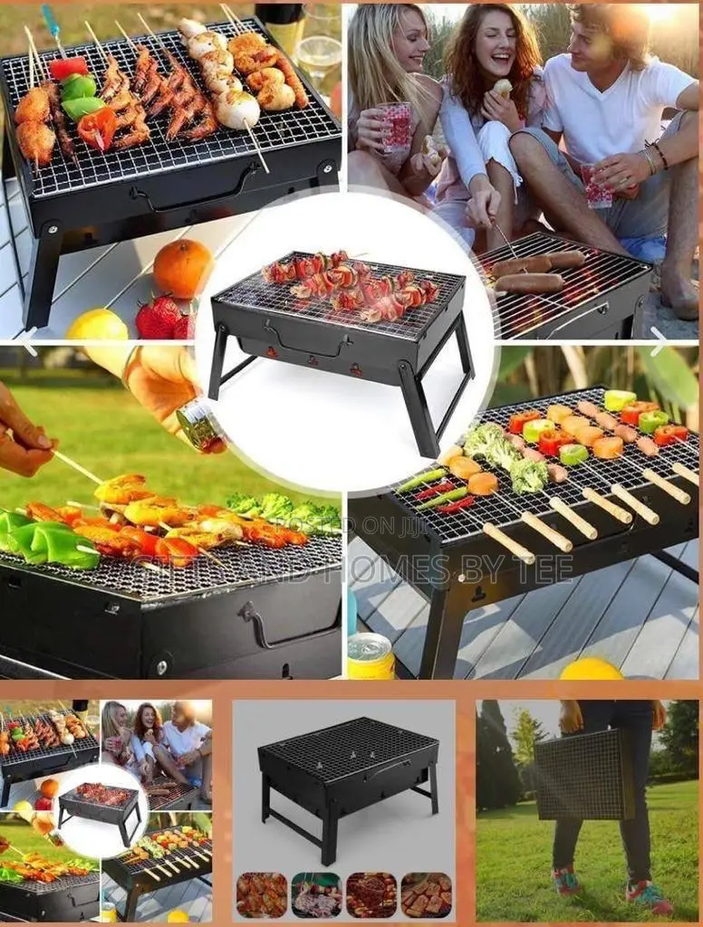 Foldable Portable Charcoal BBQ Grill