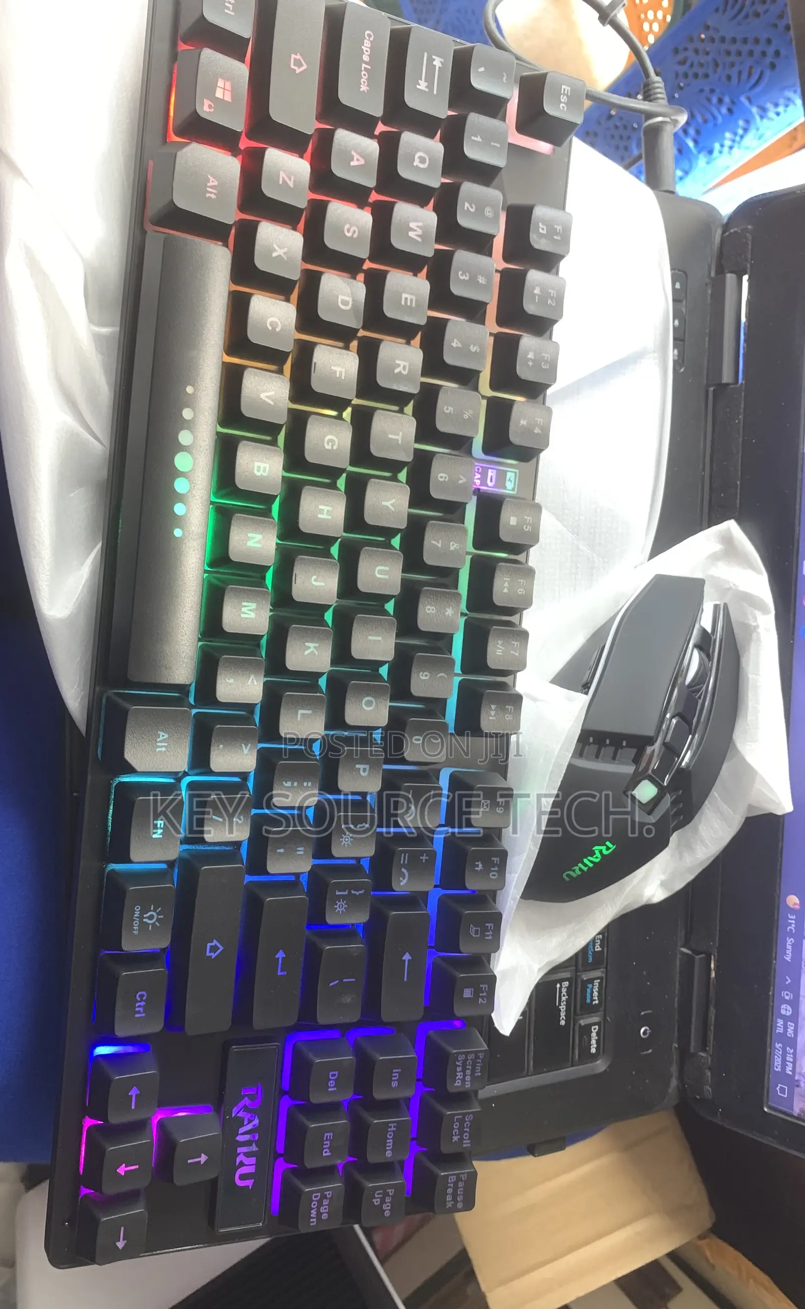 R905 Wireless Gaming Mouse and Keyboard With RGB Backlit
