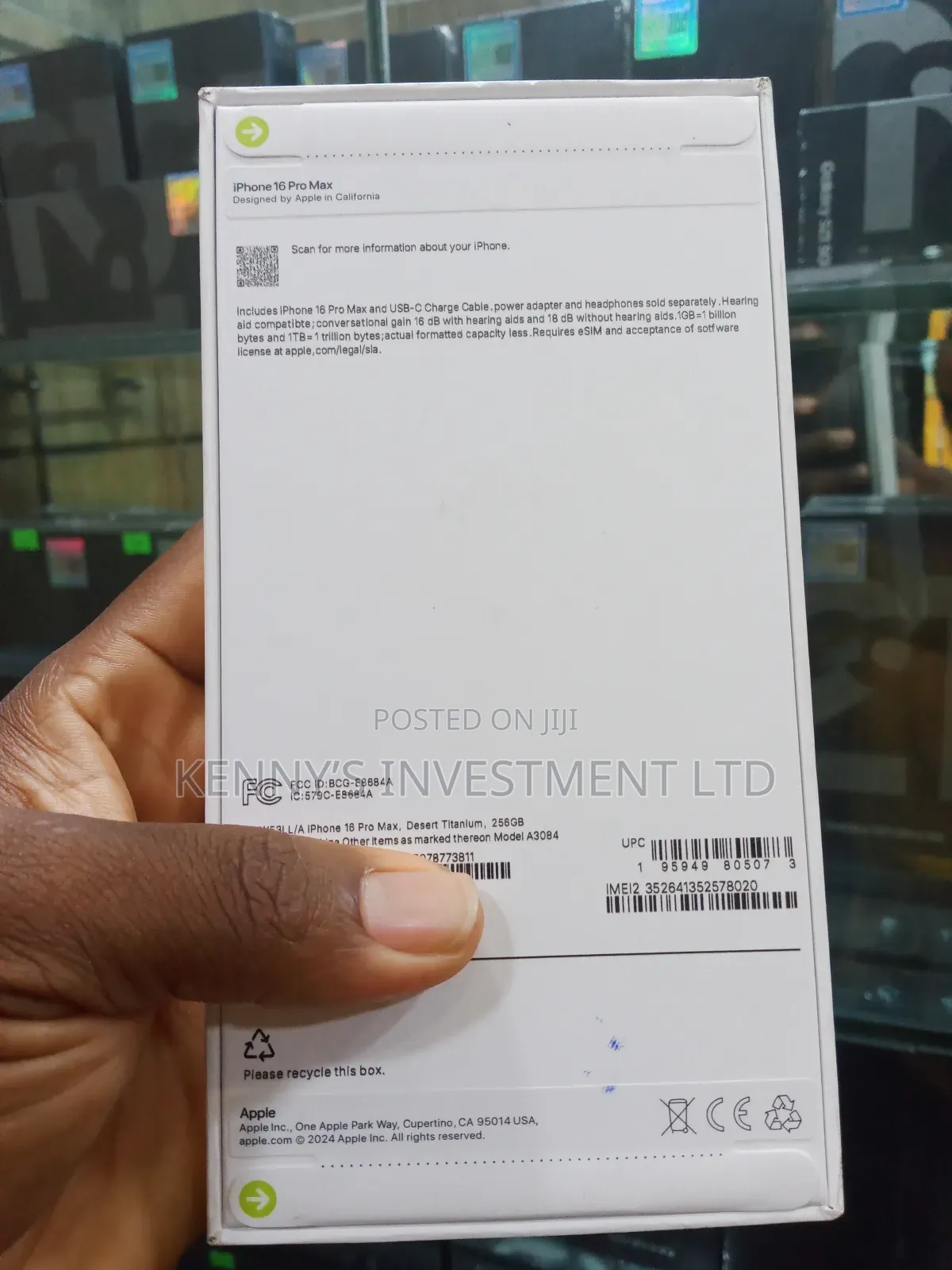 New Apple iPhone 16 Pro Max 256 GB