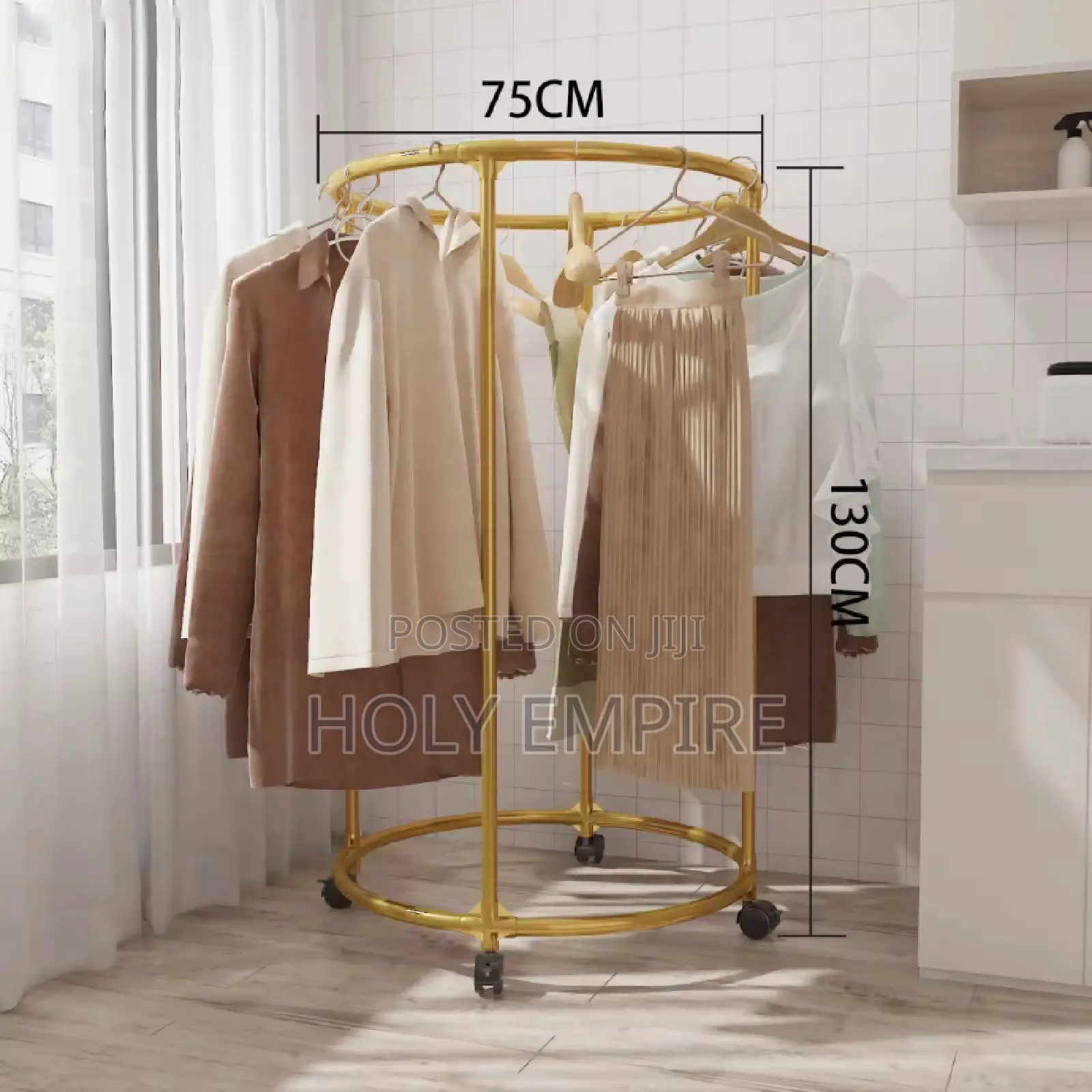 Rotating Floor Drying Rack Multi Functional Rotate Moisture